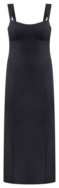 Women's Scuba Sweetheart Midi Dress