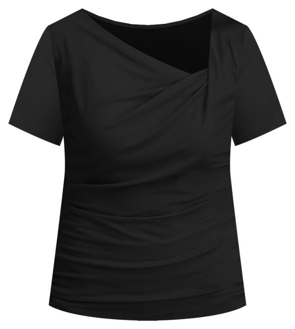 Women's Asymmetric-Neck Top, Exclusively at Macy's