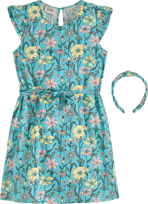 Big Girls 2-Piece Headband and Dress