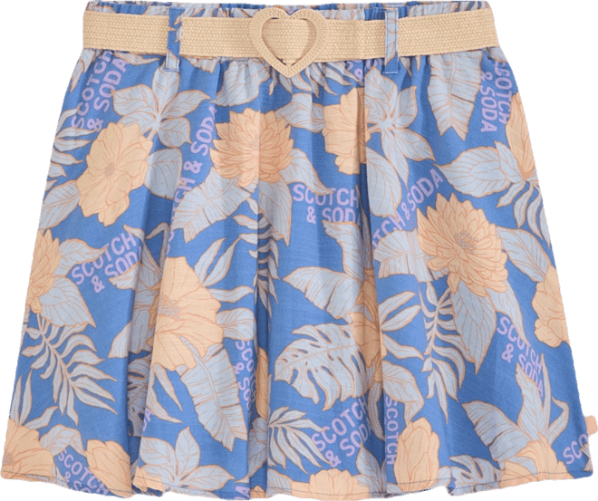 Big Girls Elastic Waist Full Skirt