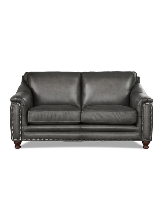 Belfast 67" Top Grain Leather Loveseat