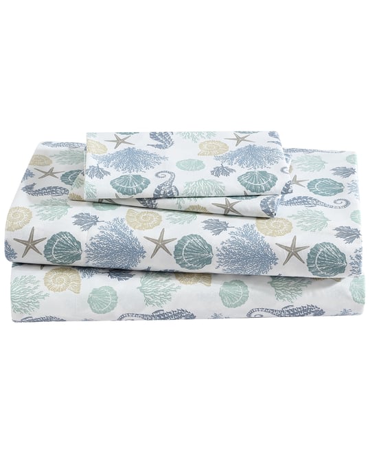 Coastal Printed 4-Pc. Sheet Set, King