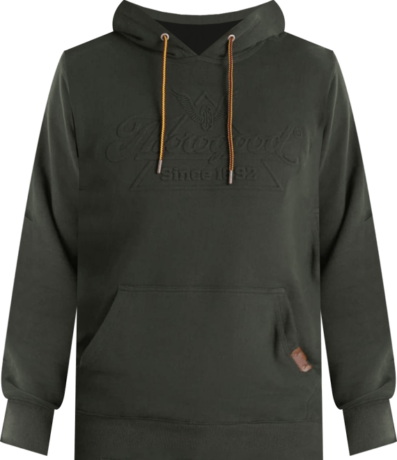 Men's Heavyweight Embossed Logo Pullover Hoodie