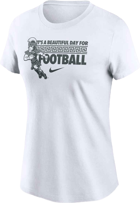 Women's White Michigan State Spartans Fan T-Shirt