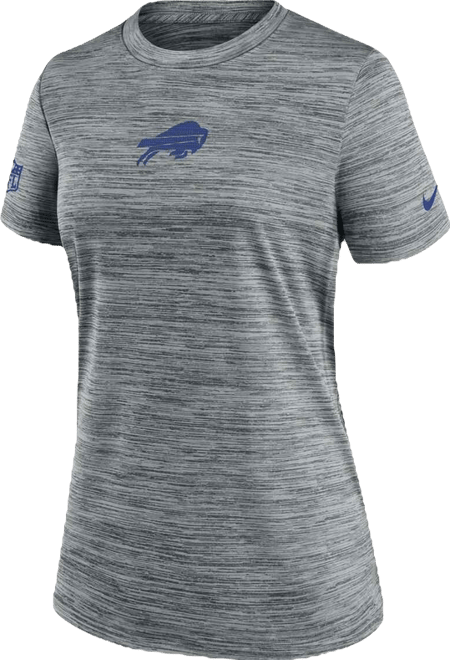 Women's Heather Gray Buffalo Bills Offensive Line Velocity Performance T-Shirt