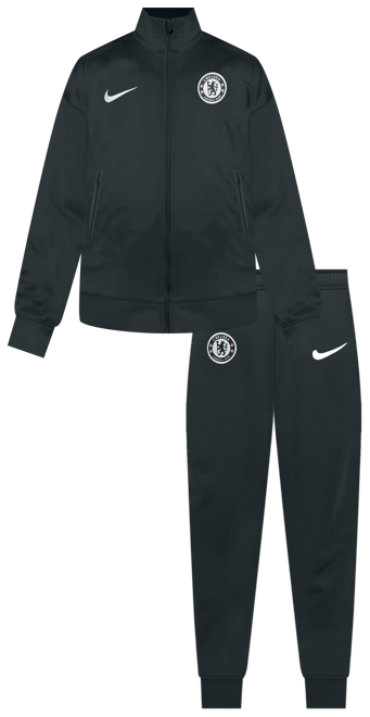 Chelsea FC Academy Pro Maskinstrikket Nike Dri-FIT-fodboldtracksuit til større børn
