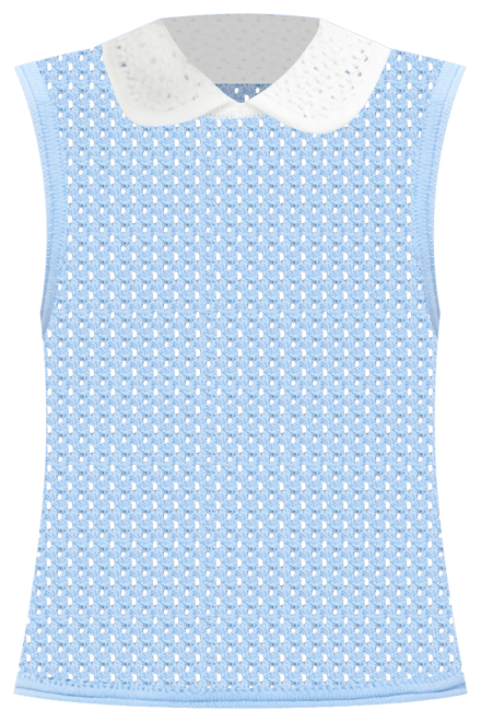 Blue and White Wendy Sweater Tank