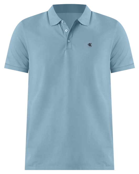 Men's Regular-Fit Smooth Cotton Monogram Logo Polo Shirt