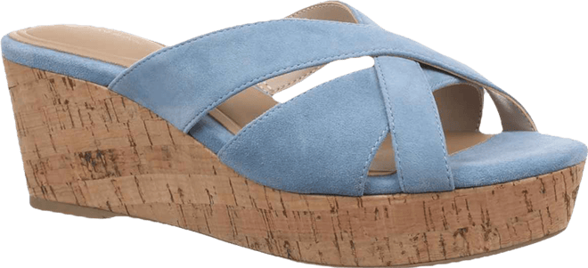 Women's Juliaa Strappy Cork Platform Wedge Sandals, Created for Macy's