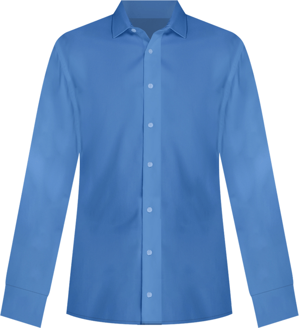 Men's Solid Hybrid Slim Fit Easy Care Long Sleeve Shirt