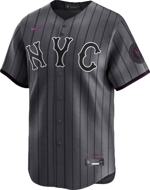Nike Adult New York Mets City Connect Grey Francisco Alvarez #4