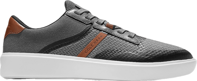 Cole Haan Grand Crosscourt Winner Leather Lace-Up Sneakers, Magnet