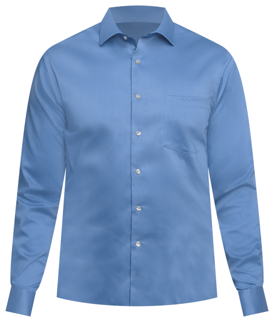 Van Heusen Classic Fit Solid Dress Shirt, Lt Blue | Men's Wearhouse