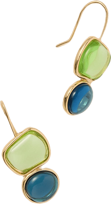 Green Petite Analia Earrings