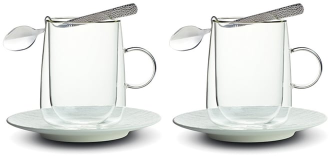 Manufacture Rock Insulated Coffee Mugs, Set of 2