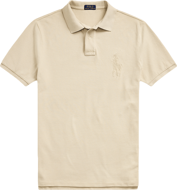 【★人気★メンズRalph Lauren★Slim Fit BigPony Polo Shirt】 Polo Ralph Lauren Custom Slim Fit Big Pony Mesh Short-Sleeve