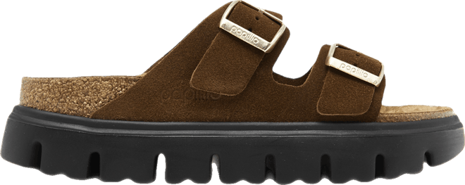 Papillio by  Women's Arizona Chunky Suede Leather Platform Sandals from Finish Line