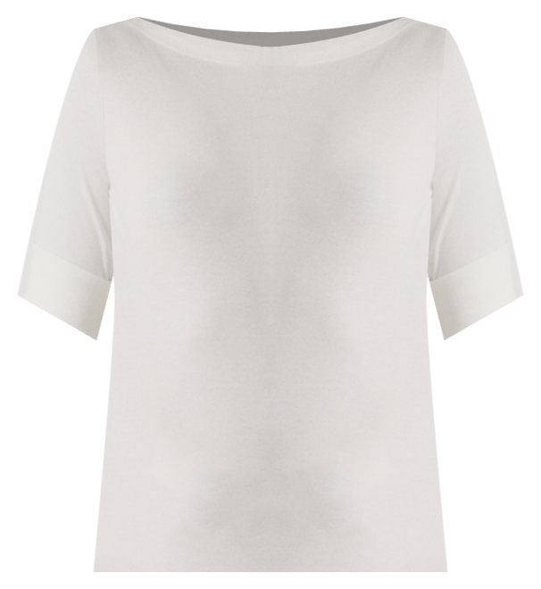 Petite Stretch Boatneck Top