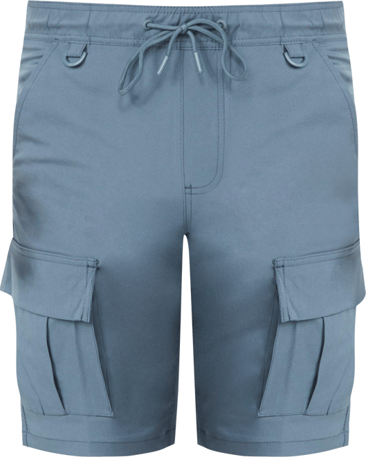 Burnside Mens Poly Span Cargo Shorts
