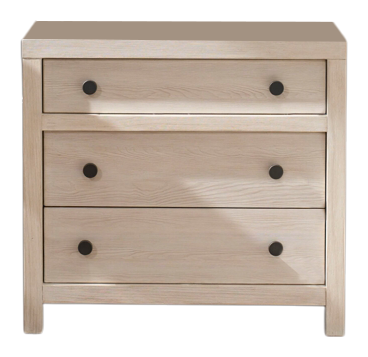 River Rock 3-Drawer Nightstand