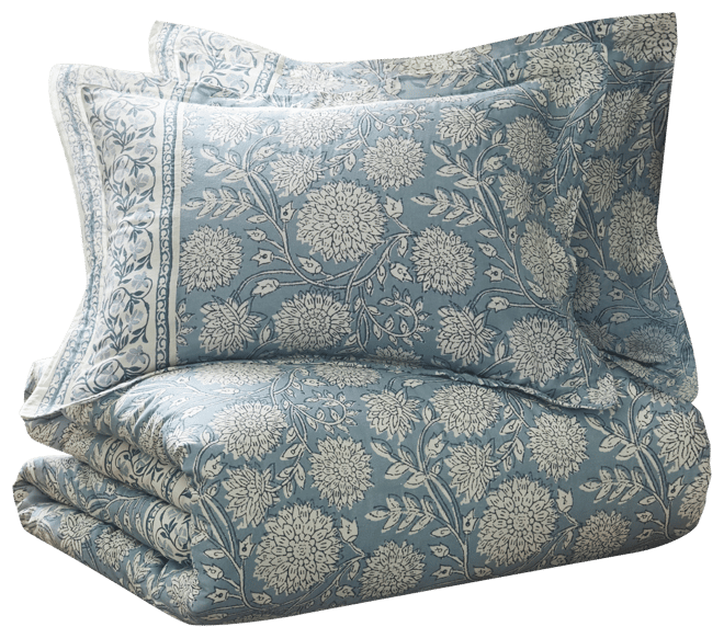 Adare Reversible 3-Pc. Duvet Cover Set, Queen