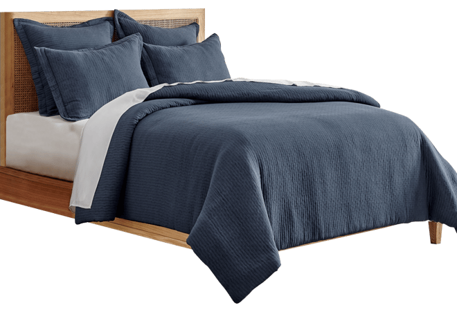 Reede Muslin Textured 3-Pc. Comforter Set, King/California King