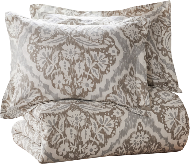 Becker Reversible 3-Pc. Comforter Set, Full/Queen