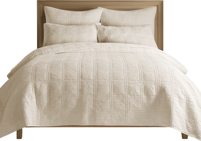 Cloud Waffle Textured 2-Pc. Quilt Set, Twin/Twin Xl