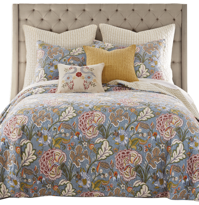 Angelica Reversible 3-Pc. Bedspread Set, King/California King