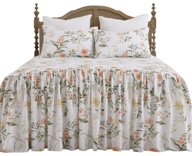 Vivian Enzyme Washed 3-Pc. Bedspread Set, King/California King