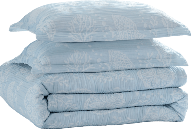 Seaside Charm Textured 2-Pc. Comforter Set, Twin/Twin Xl