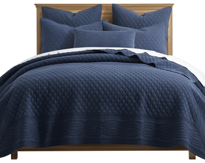 Ballou Enzyme Washed 3-Pc. Quilt Set, King/California King