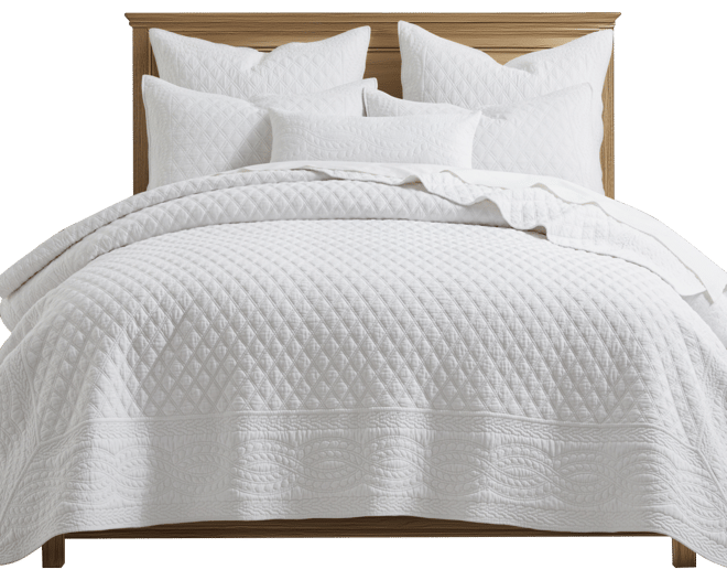 Ballou Enzyme Washed 3-Pc. Quilt Set, King/California King