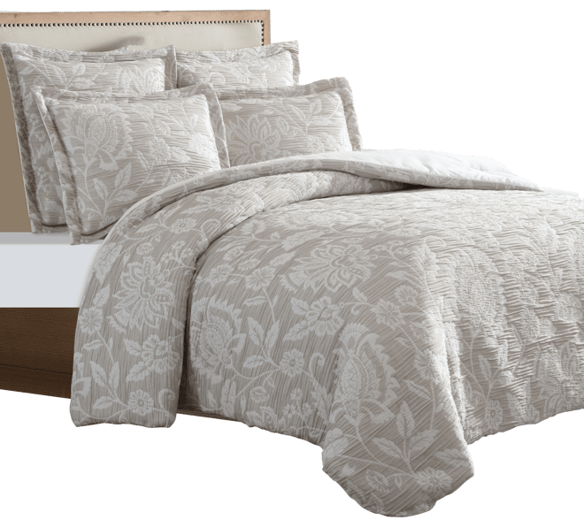 Sarrah Textured 3-Pc. Comforter Set, King/California King