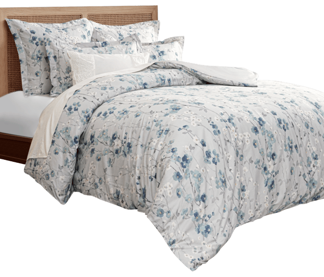 Florina Reversible 3-Pc. Comforter Set, King/California King