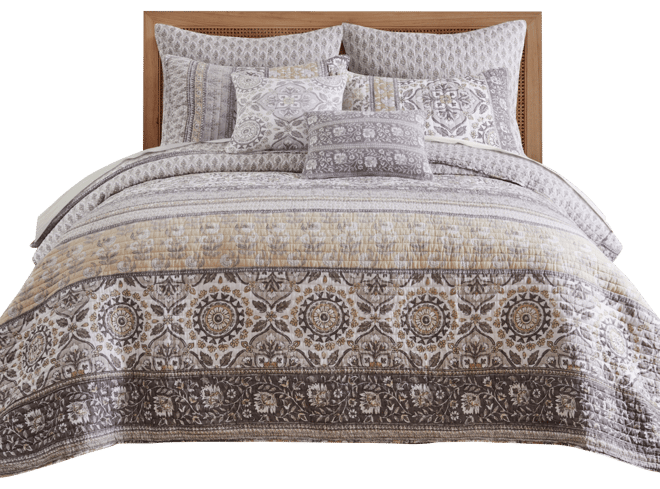 Lirelle Reversible 3-Pc. Quilt Set, King/California King