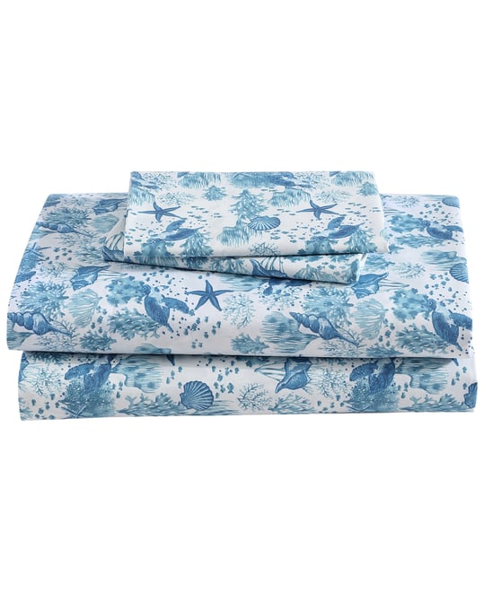 Coastal Printed 4-Pc. Sheet Set, King