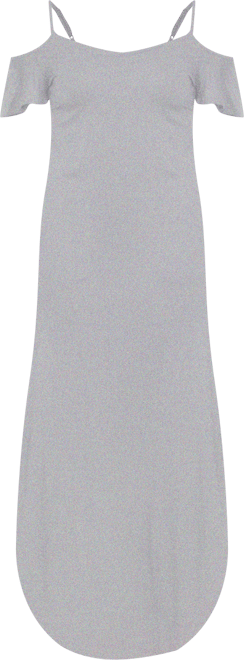 Women's Cold Shoulder Full Length Maxi Dress