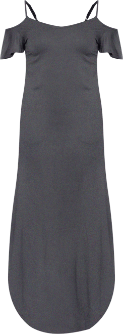 Women's Cold Shoulder Full Length Maxi Dress