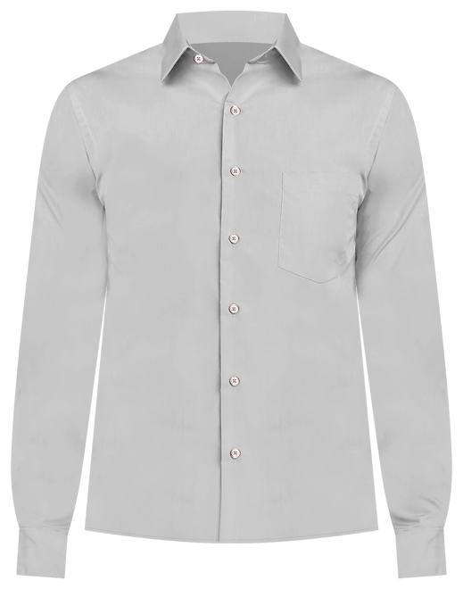 Van Heusen Athletic Solid Dress Shirt, Gray | Men's Wearhouse