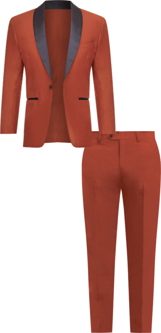 Men's 3-Piece Slim Fit Shawl Lapel Tuxedo