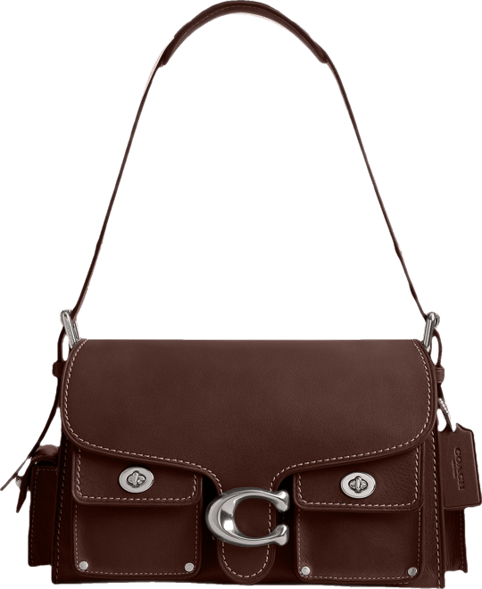COACH Cargo Turnlock Soft Western Tabby Leather Shoulder Bag
