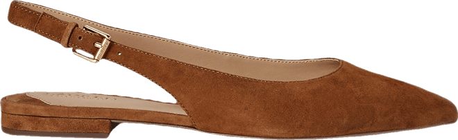 Ralph Lauren★Londyn Suede Slingback Flat Lauren Ralph Lauren Londyn Suede Slingback Pointed Toe