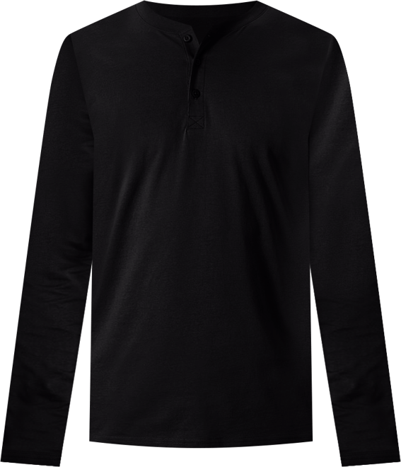 Men's Organic Cotton Softspun Long Sleeve Henley