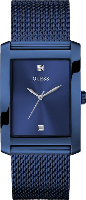 Men's Analog Blue Mesh Watch, 34mm