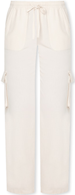 Juniors' Lagoon Tie-Waist Pull-On Cargo Pants