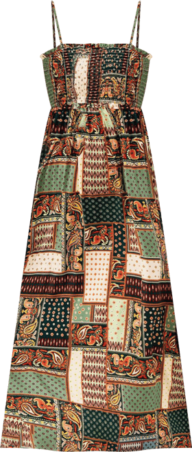 Cupshe Women's Patchwork Paradise Paisley Beach Dress - Macy's