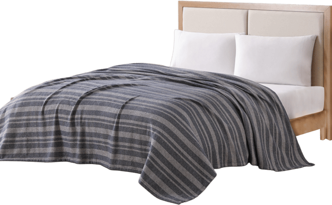 Harbor Stripe Cotton Yarn Dyed Blanket, King