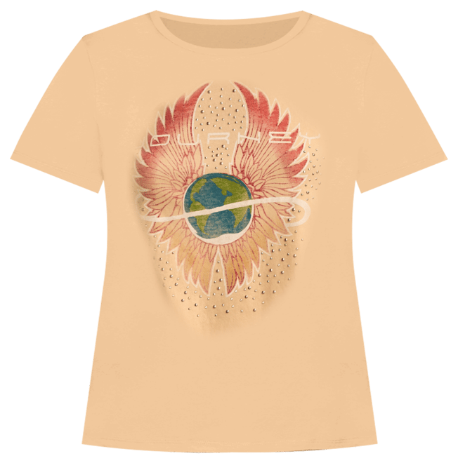 Women's Cotton Journey Wings Graphic T-Shirt
