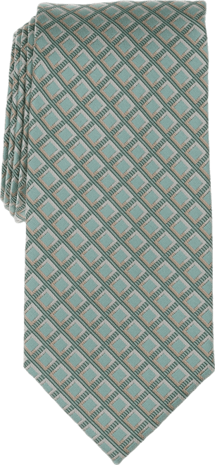 Perry Ellis Men's Buttaro Grid-Pattern Tie